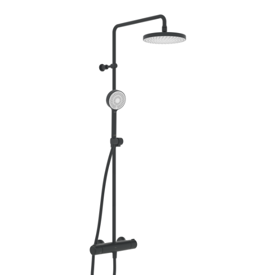 Hansamicra sturtusett - Matt svart